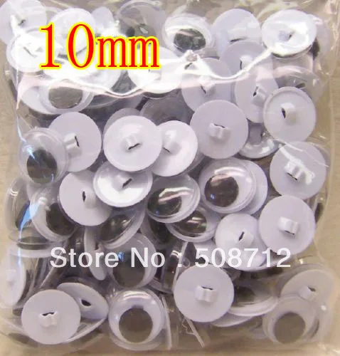 

Free shipping!!!!200pairs Sew-On Wiggle Eyes for Bears & Dolls - 10mm