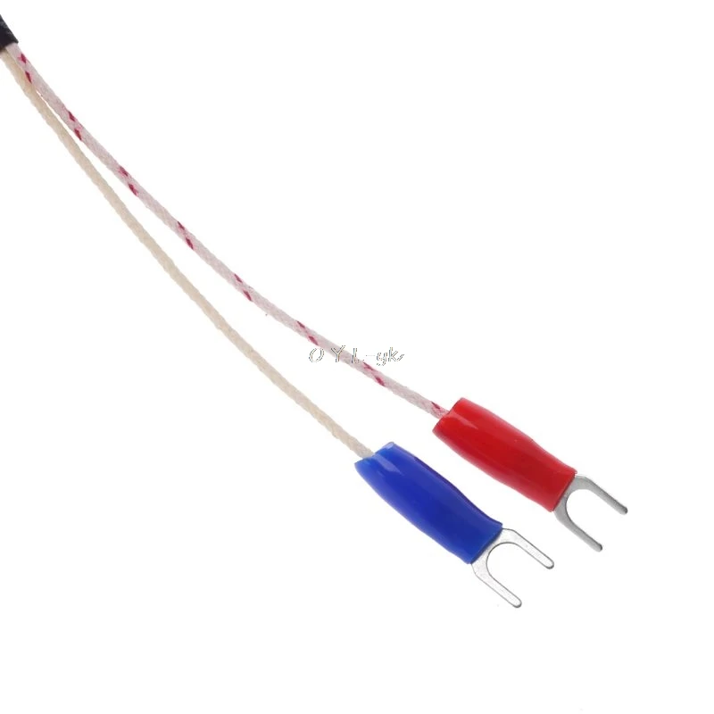 6mm Hole Washer K Type Thermocouple Temperature Sensor Probe 1M Cable For Industrial Temperature Controller