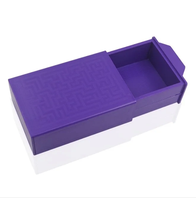 Variety magic props plastic magic box purple pull box magic tool magic toy easy to use YH1726