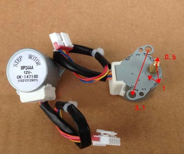 MP24AA air conditioning A/C motor stepper motor step motor 12V for wind swing