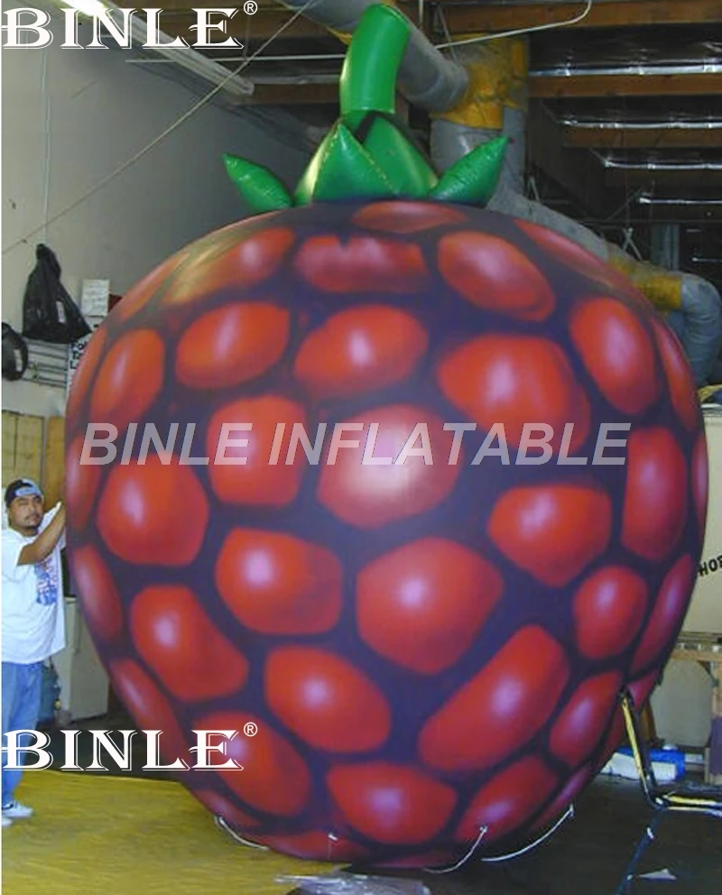 Customized giant inflatable Raspberry and Blueberry inflatable fruit balloon for for advertisement decoration