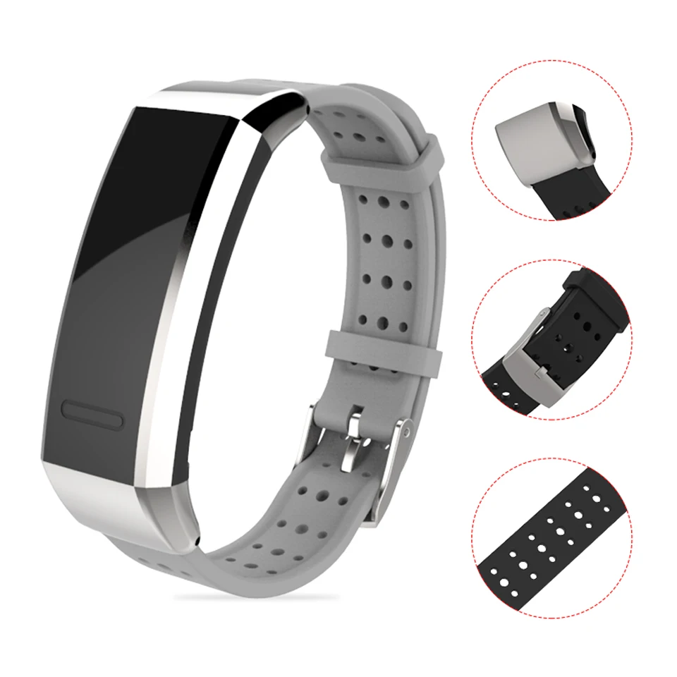 سوار معصم رياضي لهاتف Huawei Band 2 Pro B19 B29 ، بديل سيليكون لسوار Huawei Band 2 Pro الذكي
