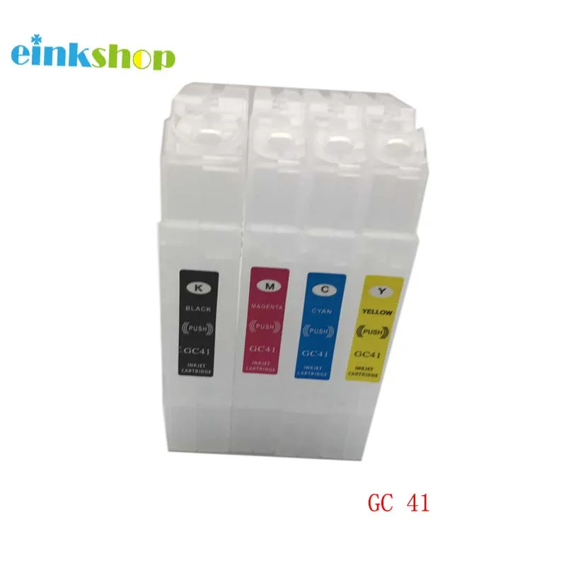 einkshop GC41 Refillable Ink Cartridge  for Ricoh GC 41 SAWGRASS SG400 SG800 SG2010 SG2100 SG2100l SG3100 SG2010L