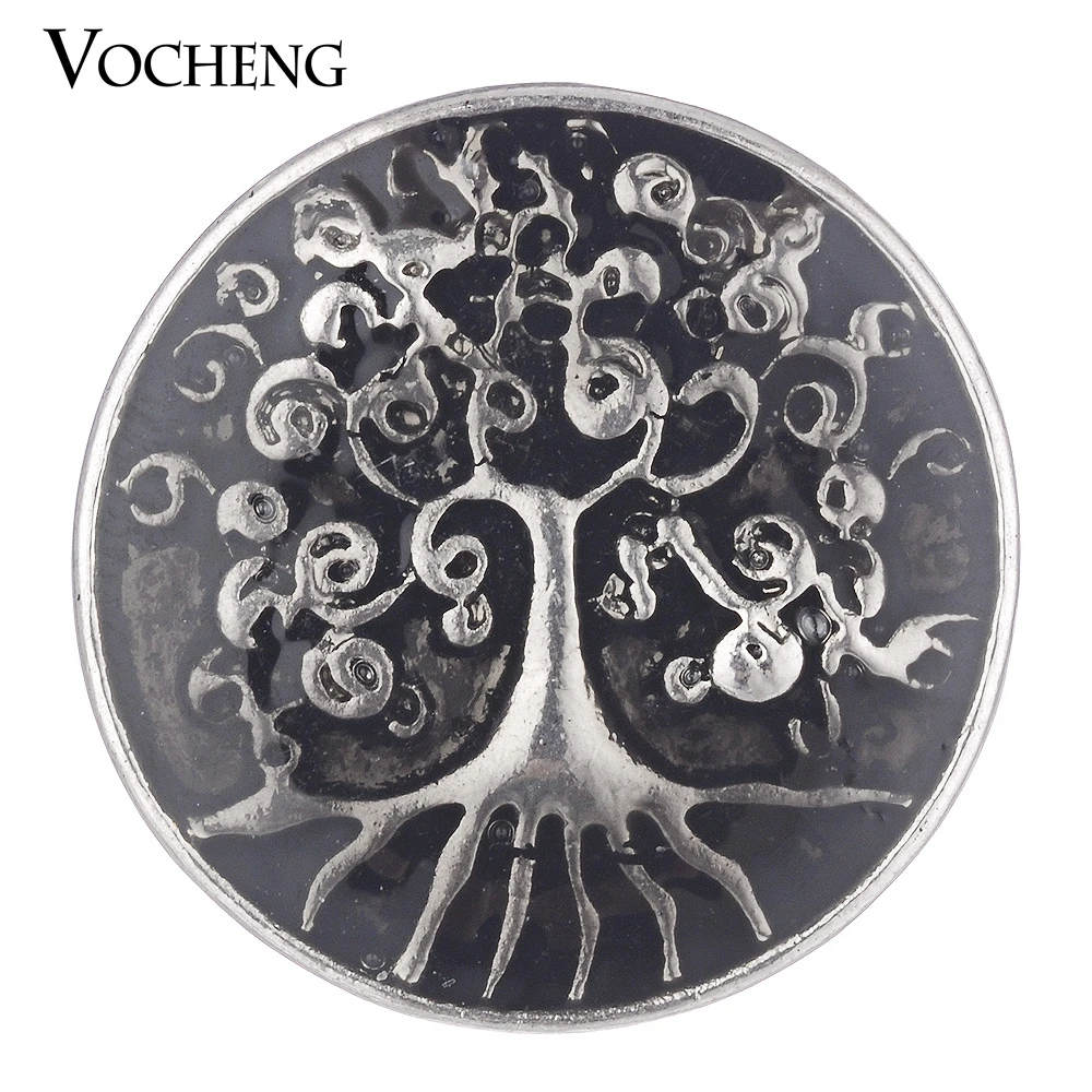 Vocheng – bijoux avec bouton arbre généalogique, 4 couleurs, 18mm, Vn-1773