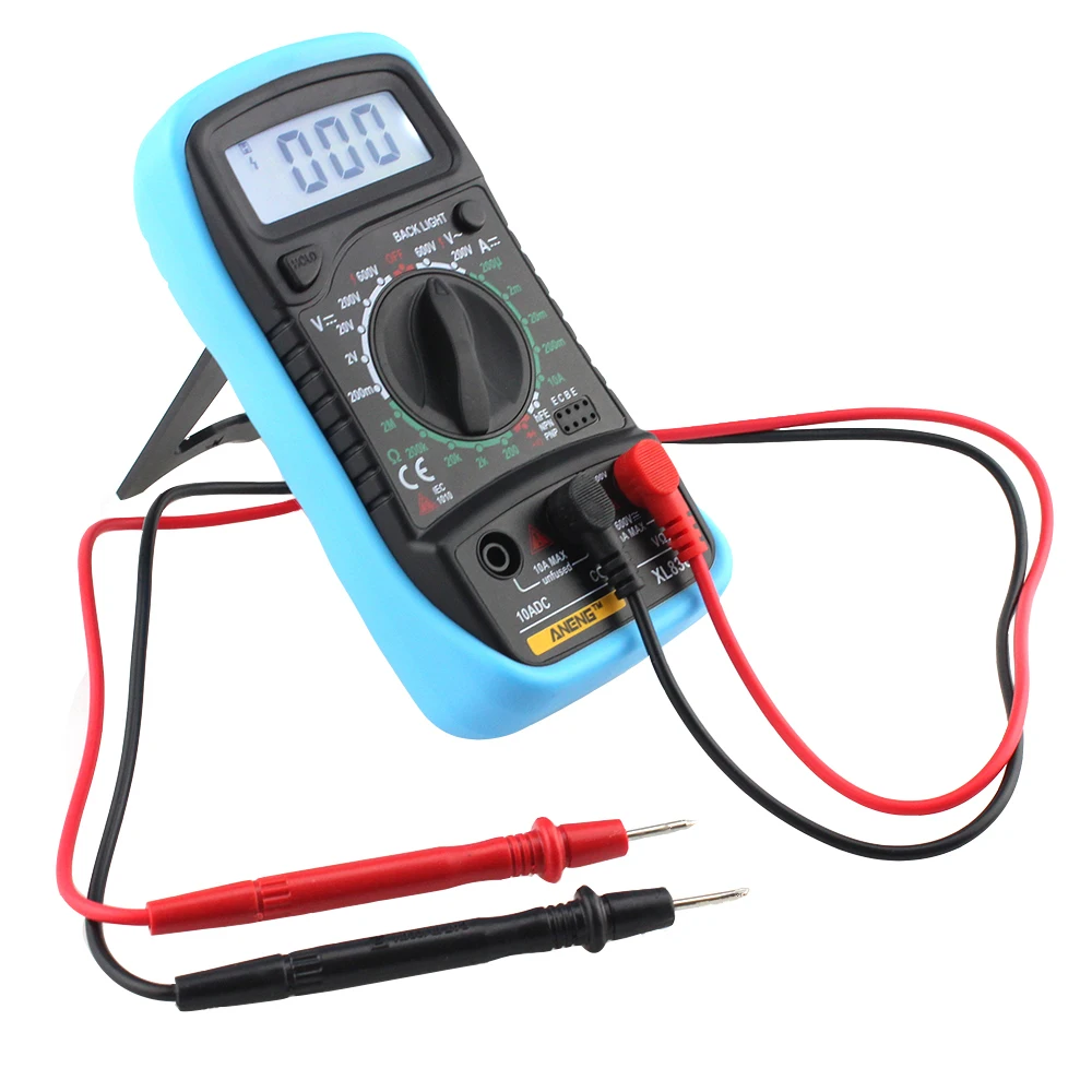 ANENG XL830L Portable Digital Multimeter multi meter AC / DC Voltage meter dc ammeter Resistance Meter Tester Blue Backlight