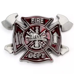 Fire Alarm Fighter Alloy Belt Buckle Fashion Accessories