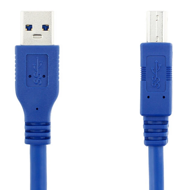 USB 3.0 A Male AM to USB 3.0 B Type Male BM USB3.0 Cable 0.3m 0.6m 1m 1.5m 1.8m 3m 5m 1ft 2ft 3ft 5ft 6ft 10ft 30cm 1 3 5 Meters