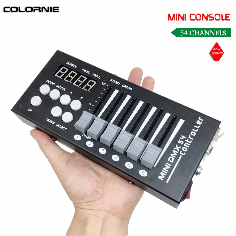 

Mini 54CH DMX Controller Console LED Stage Lighting DJ Controller DMX Controladora DJ For Lumiere Moving Head Light