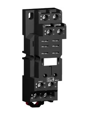 RPZF2 Harmony, Socket, for RPM2 power relays, 16 A screw clamp terminals, mixed contact