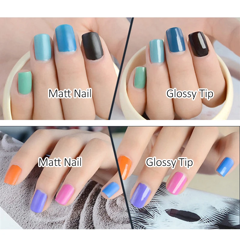 Rosalind 1Pcs Matt Top Coat Gel Nagellak Nail Art Gel Polish 7Ml Matte Top Jas Led Uv soak Off Hot Koop Gel Polish