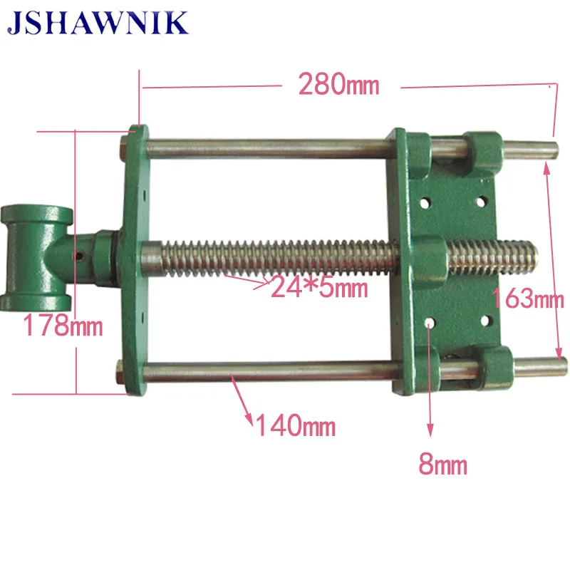 

7"Jaw wide hand screw clip guide bar woodworking clamp woodworking vice woodworking fixture manual tool DIY