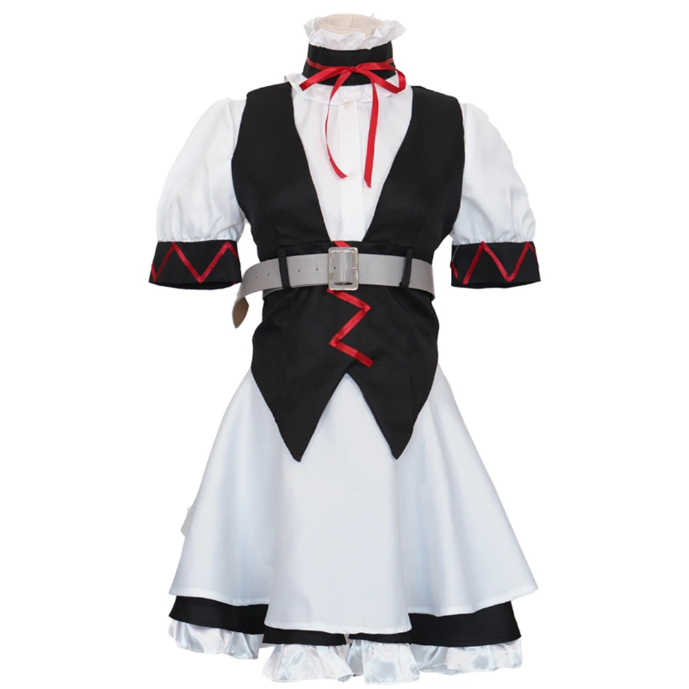 Brdwn Steins;Gate Womens Ferris Nyannyan Cosplay Costume Apron Dress suits