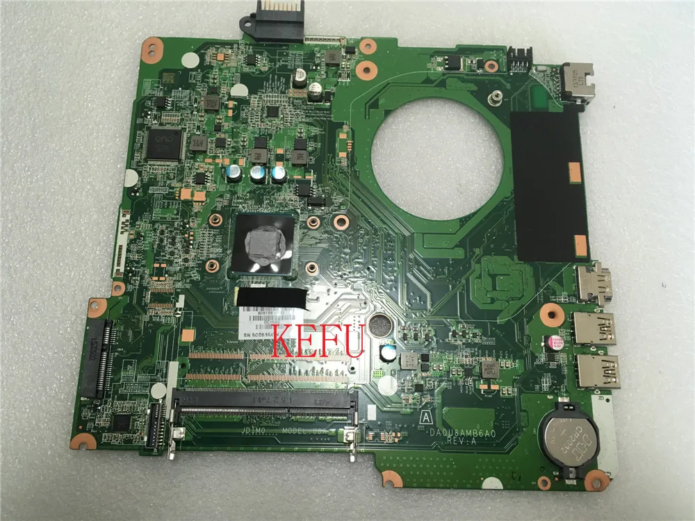 

yourui For HP Pavilion 15-F Laptop Motherboard SR1YW N3540 CPU DDR3 DA0U8AMB6A0 828166-601 828166-501 828166-001 full test