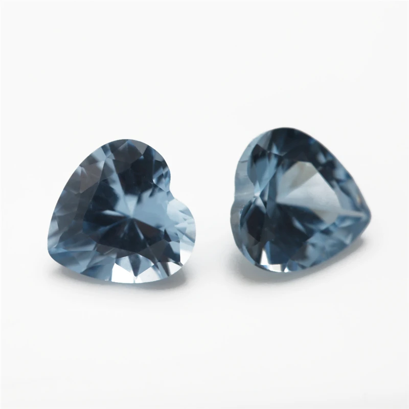 Synthetische Spinellsteine im Blauherz-Schliff, 3x3mm bis 10x10mm, lose Edelsteine 106 # 109 # 112 # 113 # 114 # 120 # Farbe für Schmuckherstellung – Detail 5