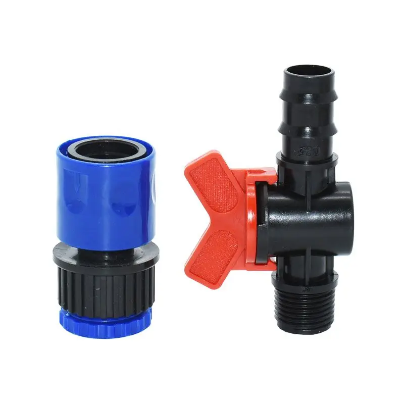 8/11 1/2 3/4 cal ogród wąż do nawadniania zawór wody kran ogrodowy 16mm 20mm złącze węża dźwigi izolacji adapter zaworu 1 sztuk