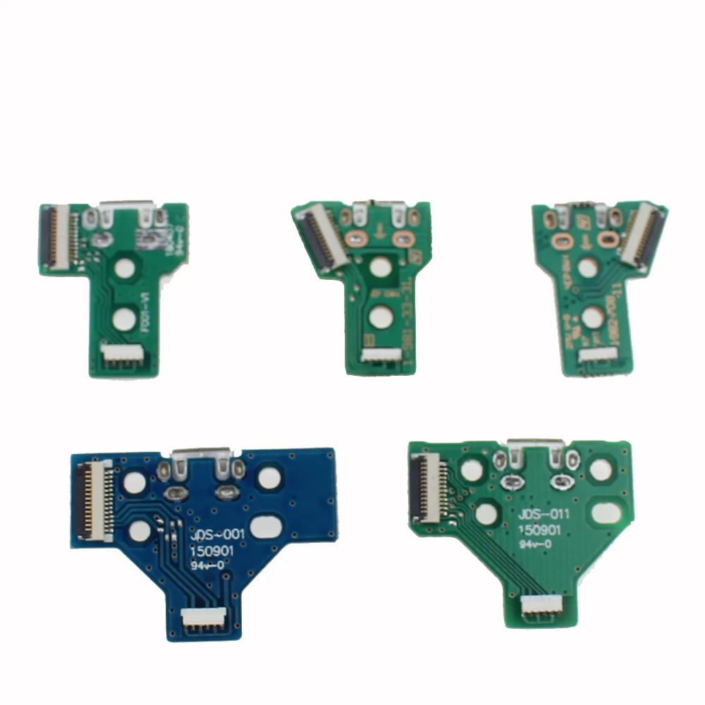 1 Set USB-Ladeanschluss-Ersatzplatine für PlayStation 4 Controller, kompatibel mit PS4 Controller JDS 030, JDS 001, JDS 011, JDS 040, JDS 055 – Detail 2