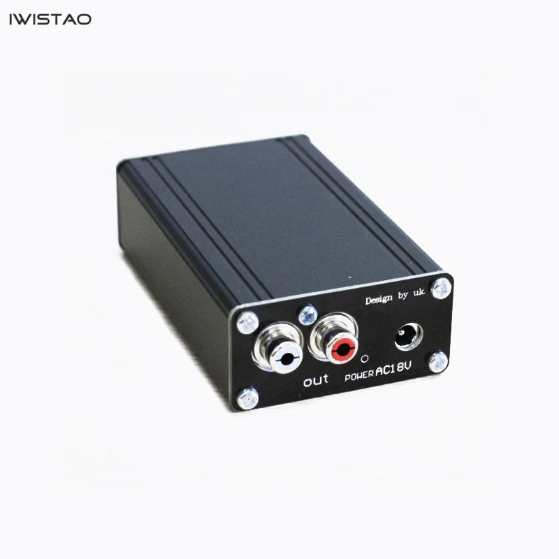 Pure Class A MM Phono Preamplifier Aluminum Alloy Case UK LP Vinyl Record with Power supply DIY  Phonograph Amplifier