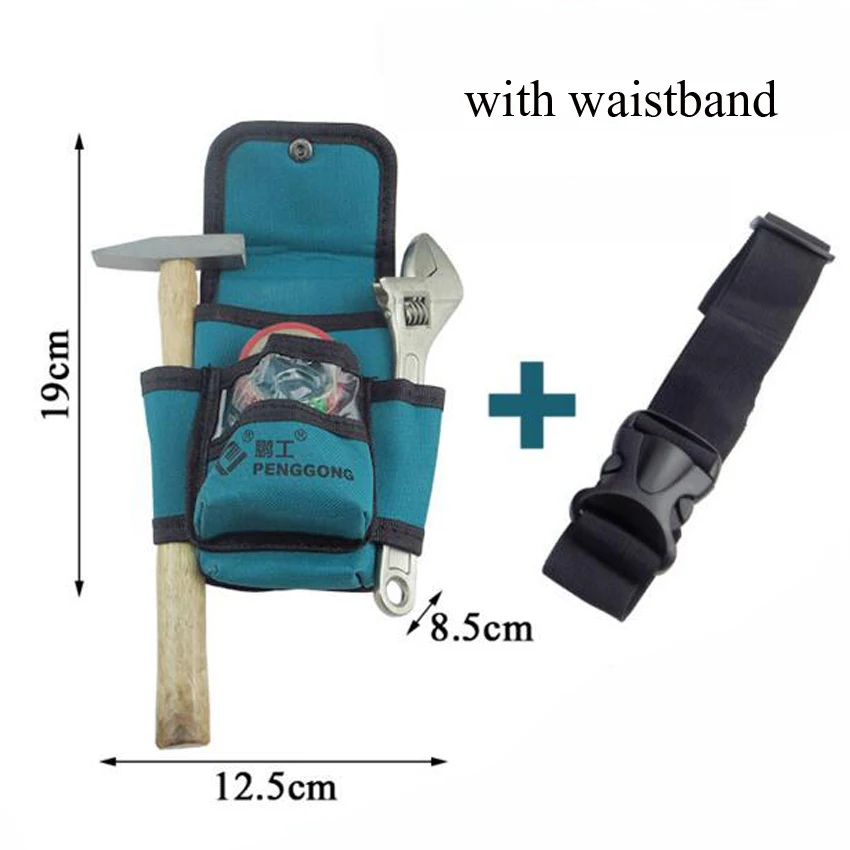 1PC Multifunctional Repair Pouch Pocket Tool Bag Waterproof Oxford cloth Tools Kit Pockets Waist Belt for Electrician