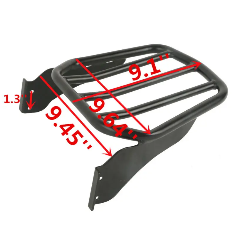 แร็คสัมภาระแบบสปอร์ตสำหรับมอเตอร์ไซค์ฮาร์เลย์ แฟตบอย ซอฟเทล สปริงเกอร์ คัสตอม ปี 2007-2017