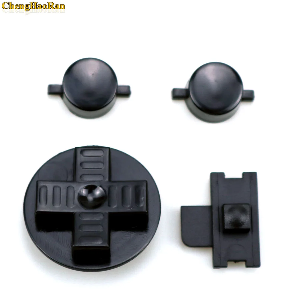 1 مجموعة أزرار استبدال ملونة ل Gameboy الكلاسيكية GB لوحات المفاتيح ل GB DMG DIY بها بنفسك ل Gameboy الصليب A B أزرار جانبية DMG 001