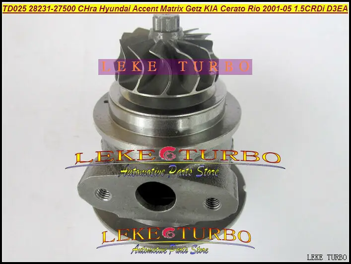 

TD02 49173-02612 49173-02610 28231-27500 2823127500 Turbo Cartridge CHRA Core For Hyundai Accent Getz Matrix D3EA 1.5L 1.5 CRDI