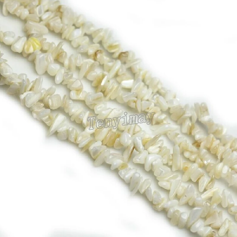 

Wholesale 5 Strands White Gravel Shell Loose Beads, Shell Accessory Free Shipping