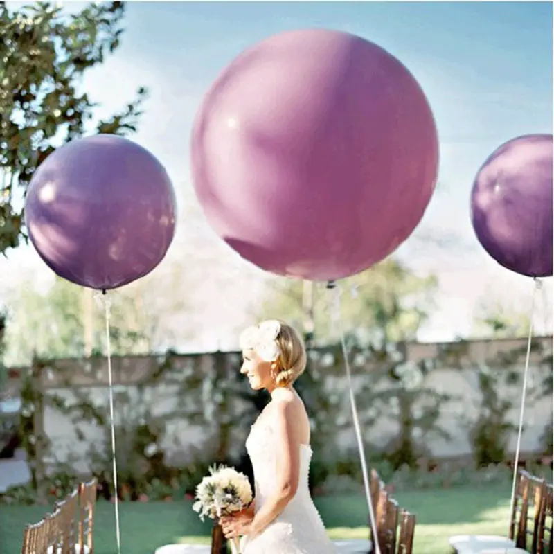 1pc 36 inch Jumbo Pastel Round Balloons Big Giant Beautiful Wedding Balloon Balls Arch Decoration