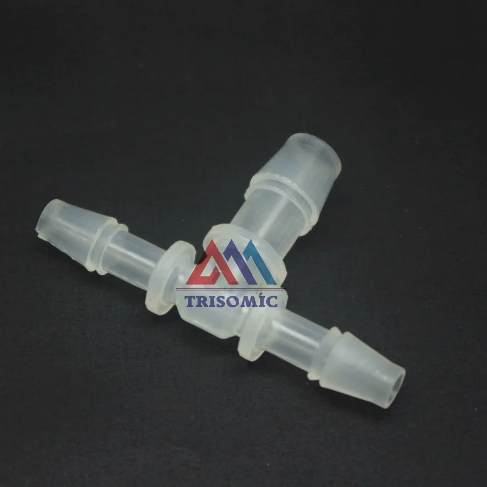 6mm*10mm*6mm T type Reducing Connector Tube Joiner Material PP Plastic Fitting Fish Tank Airline Aquarium