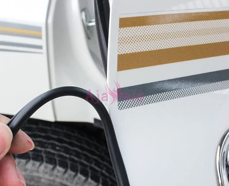 Crash Barrier Rear Trunk Door Moulding Stripes White Color Bumper For Toyota Land Cruiser LC 200 100 FJ100 FJ200 Accessories
