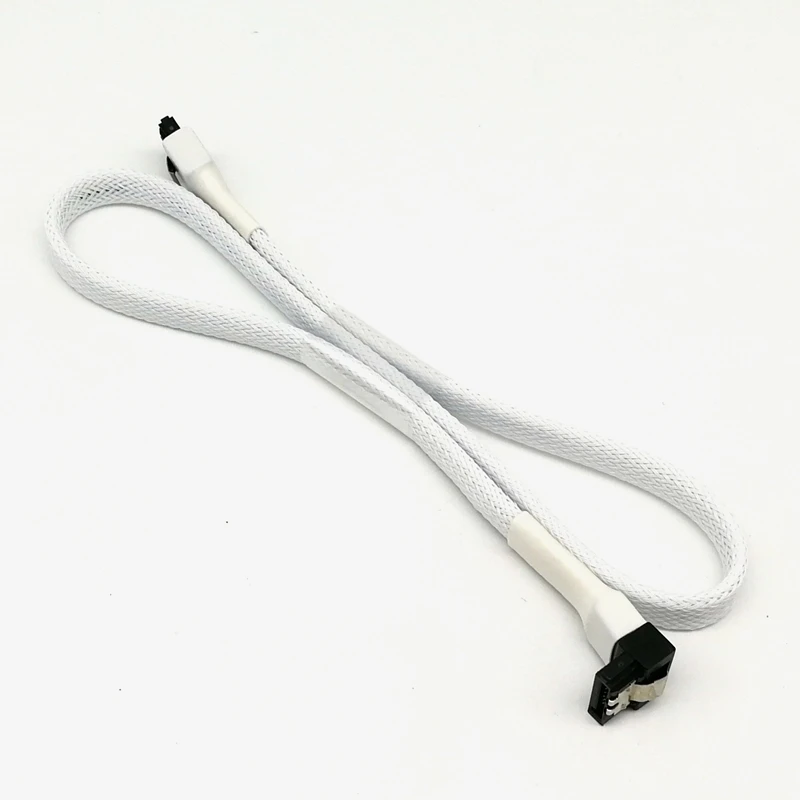 Angitu Tay 6 Gb/giây Dữ Liệu SATA 3.0 Góc 90 Độ Tốc Độ Cao Sata III Cáp Dây Có Khóa Chốt An Toàn Cho Ổ Cứng