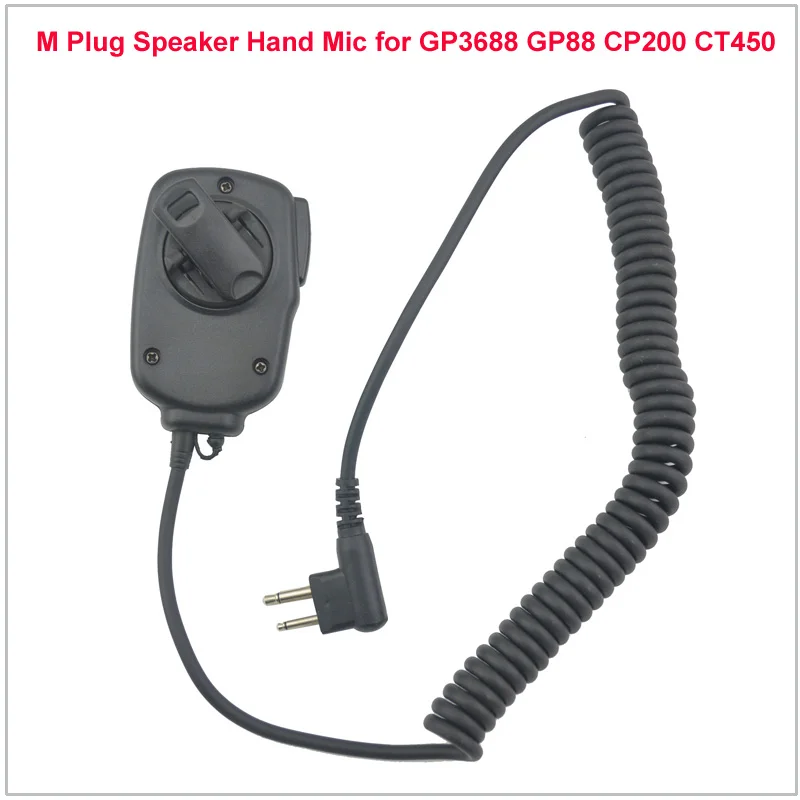 M Plug Speaker Déterminer Microphone initié pour Motorola CP200 CT450 GP3688 GP2000 GP88S,Hytera TC-500 TC-700,PUXING PX-508