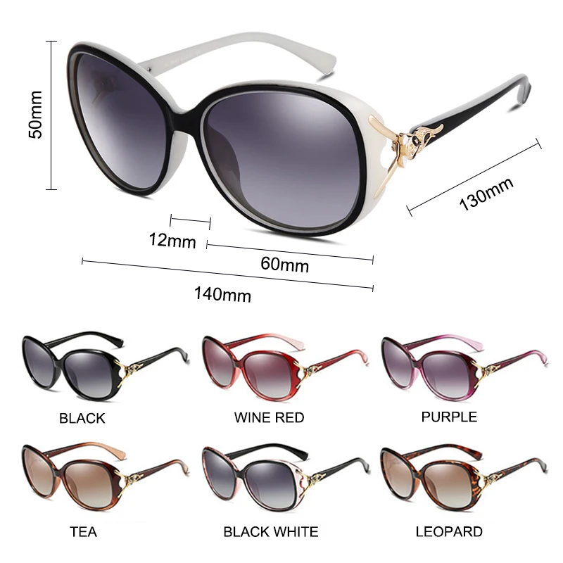 Psacss 2019 Big Oval Polarized Sunglasses Women UV400 High Quality Oversized Women's Vintage Sun Glasses Oculos De Sol Feminino