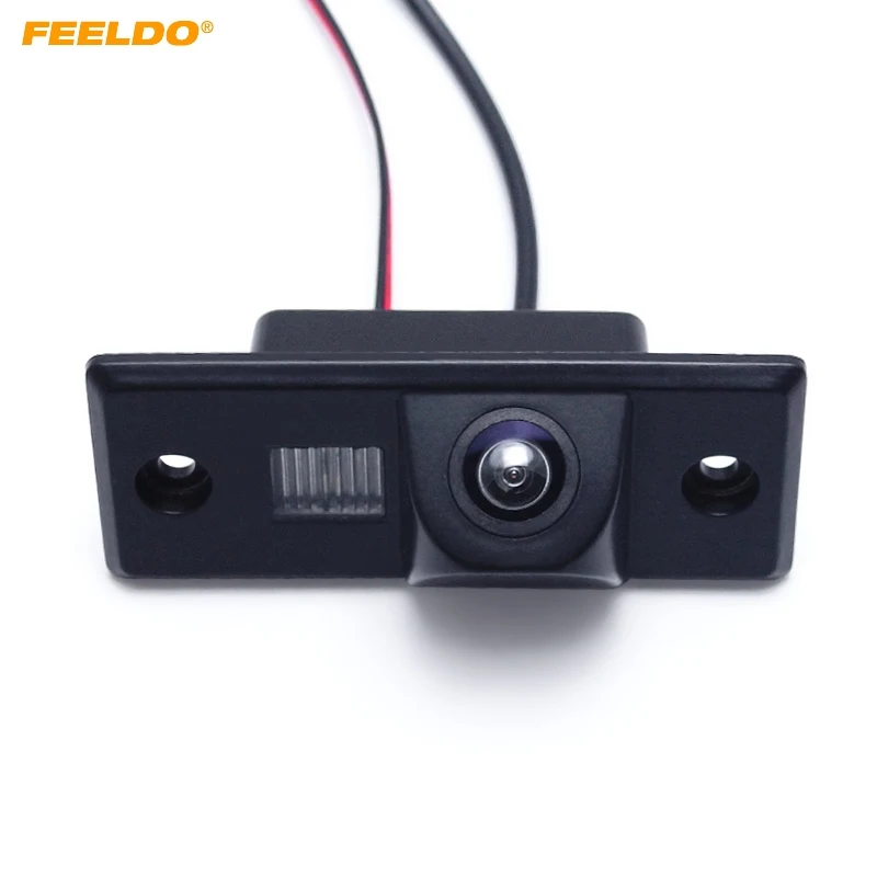 

FEELDO 1Set Car Reverse Rear View Camera for Volkswagen Golf Jetta Passat Polo Touareg Skoda Fabia Parking Camera