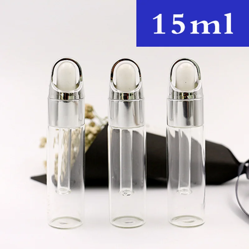 

15ml glass perfume bottle tubes essential oil bottle tubes toner bottle freshen bottle makeup cosmetic containers