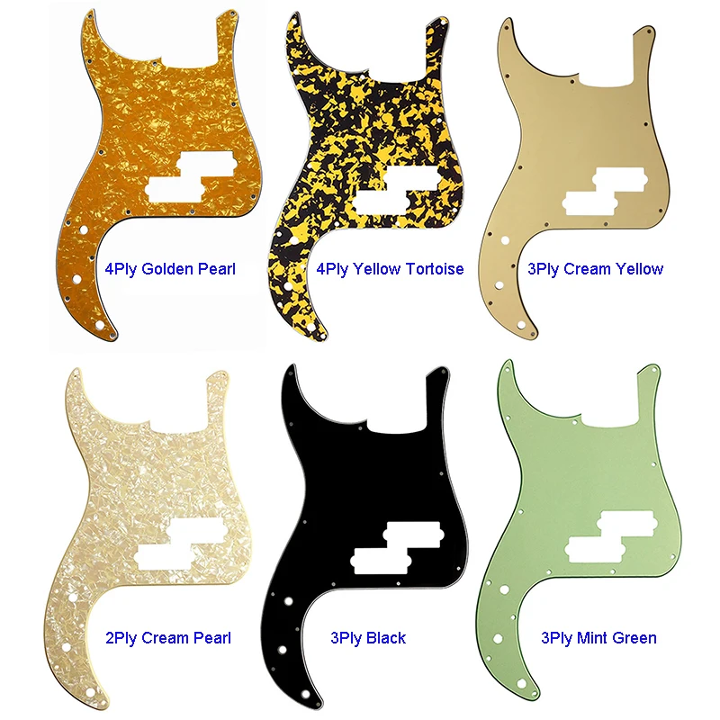 Guitar Parts Quality Electric Guitar Pickguard - For Left Handed USA / Mexico Fd Standard P Bass Guitar Pickguard Scratch Plate