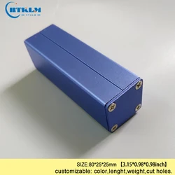 Aluminum electric box diy instrument case small aluminum box for electronic project 80*25*25mm junction box industry enclosure