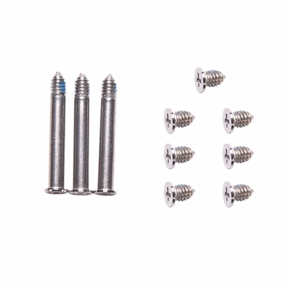 10 in 1 for Macbook Pro 13.3 inch A1278 / 15.4 inch A1286 / 17 inch A1297 Computer Case Bottom Cover Screws (3 PCS Long + 7 PCS