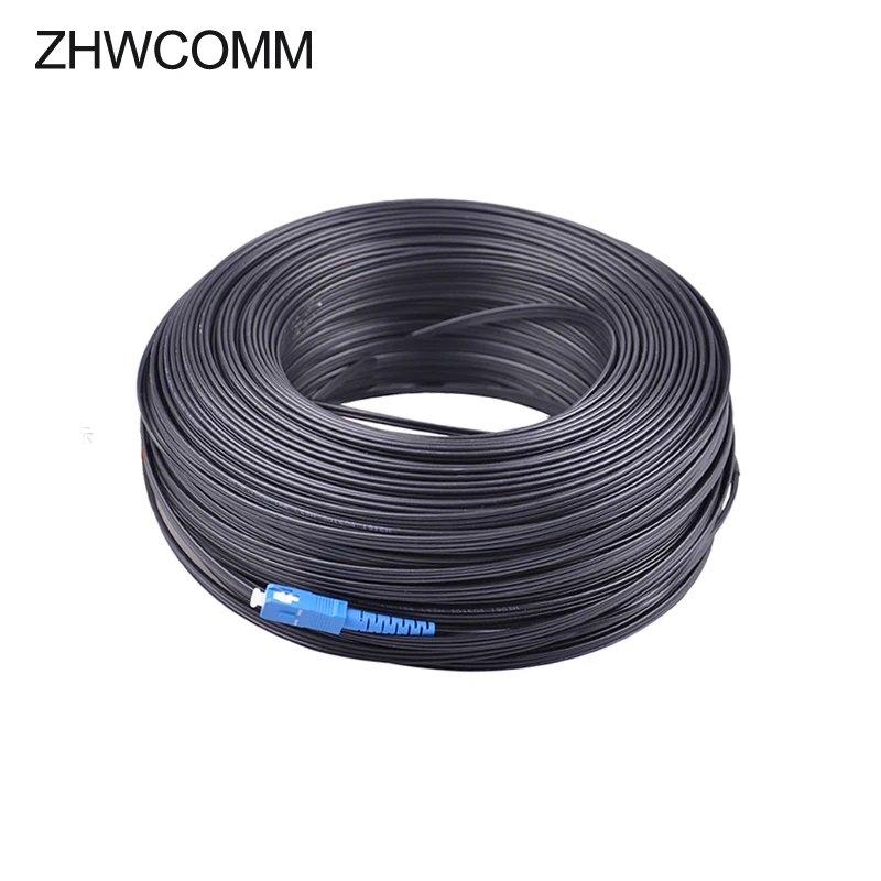 ZHWCOMM 500m indoor SC-SC fiber optic patch cord FTTH Singlemode Simplex  Cable Patch Cord