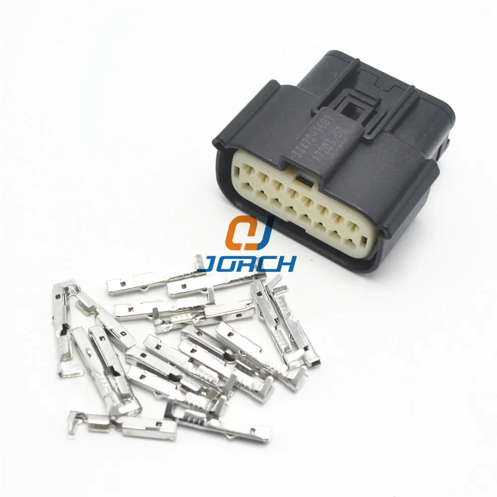 16 pin Auto kabelbaum kabel molex stecker 33472-1606 elektrische stecker 33472-1740