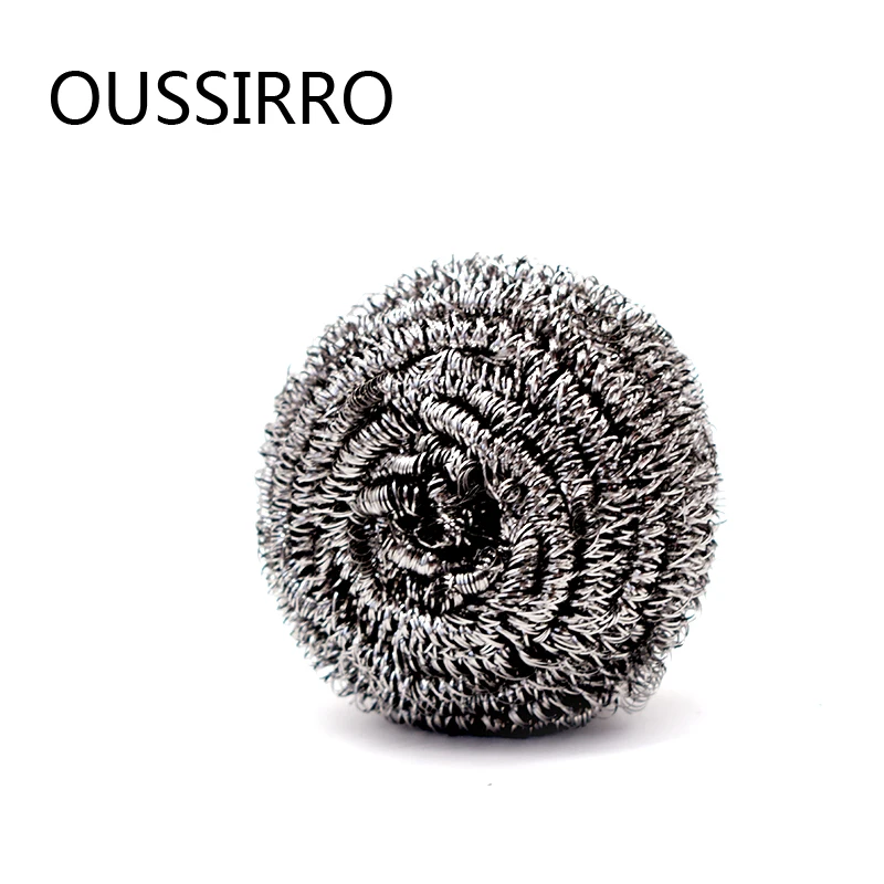 

OUSSIRRO 3Pcs/Lot Internal Spiral Structure Steel Ball Brush HQ Effectively Remove Heavy Dirt StrongFriction Cleaning Tool