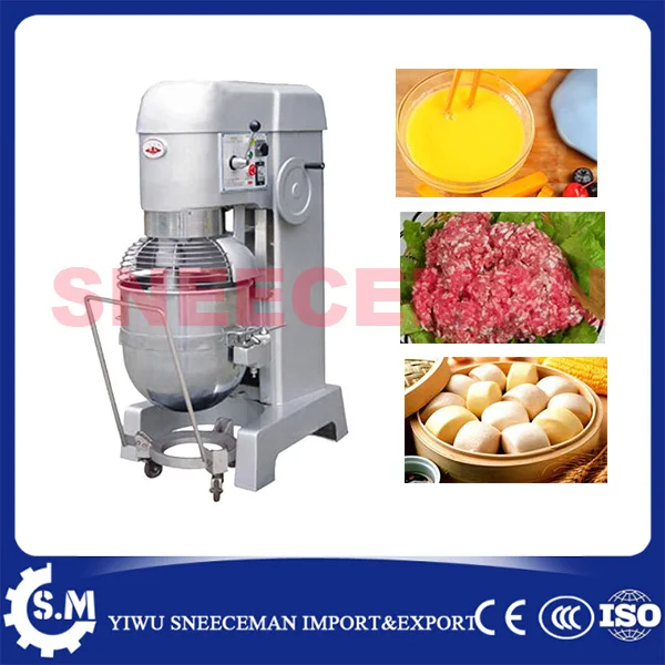 60L 20kg stainless steel commercial dough mixer making machine bread pizza mono dough mixer