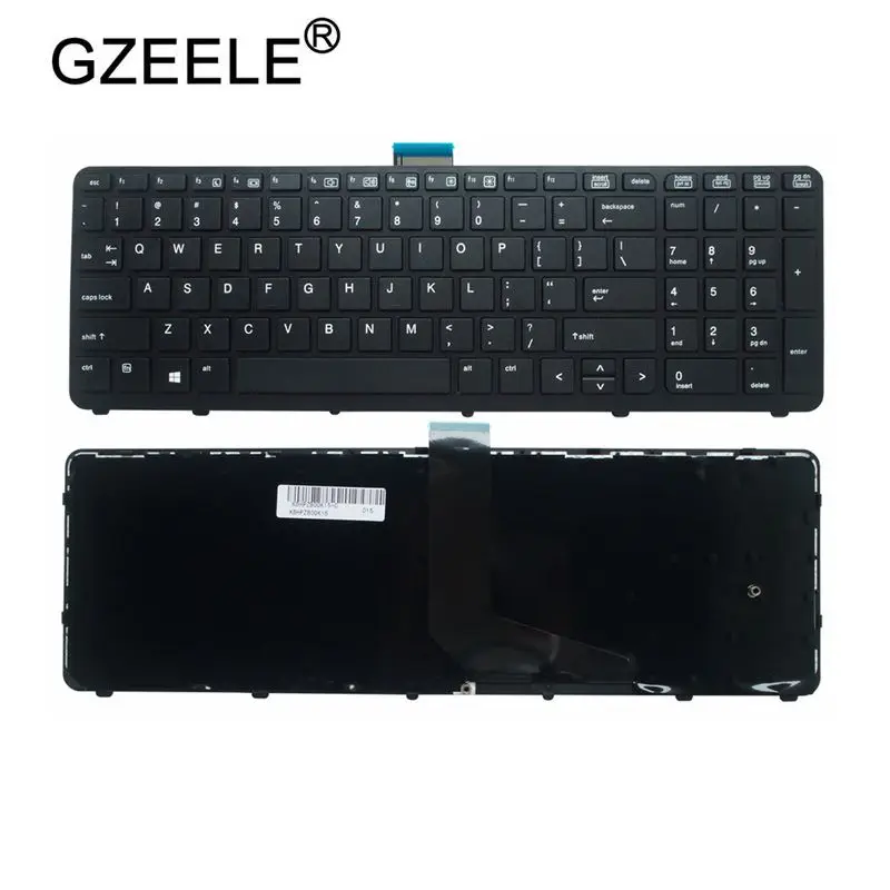 GZEELE HP용 영어 노트북 키보드, ZBOOK 15 G1 ZBOOK 15 G2 ZBOOK 17 G1 ZBOOK 17 G2 용, 신제품