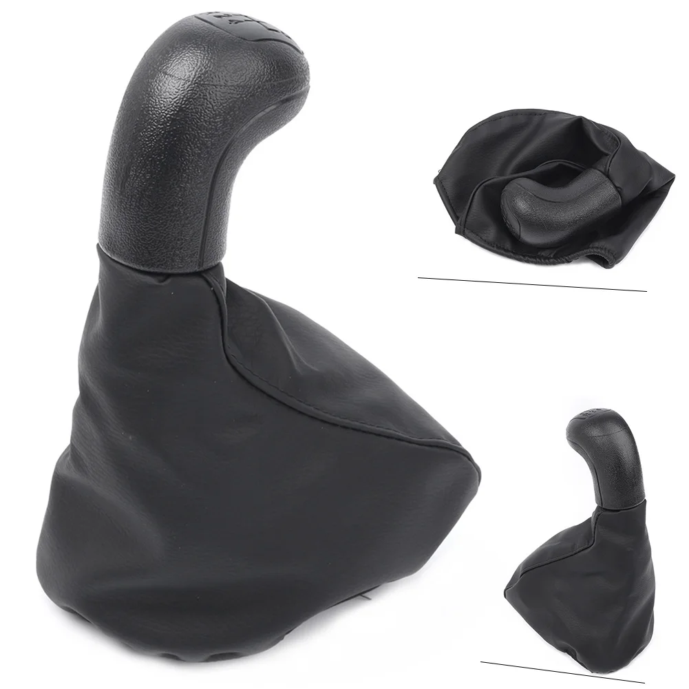 5 Speed Manual Transmission Car Gear MT Shift Knob Gaiter Boot For Mercedes Benz VITO 638 1996 1997 1998 1999 2000 Black