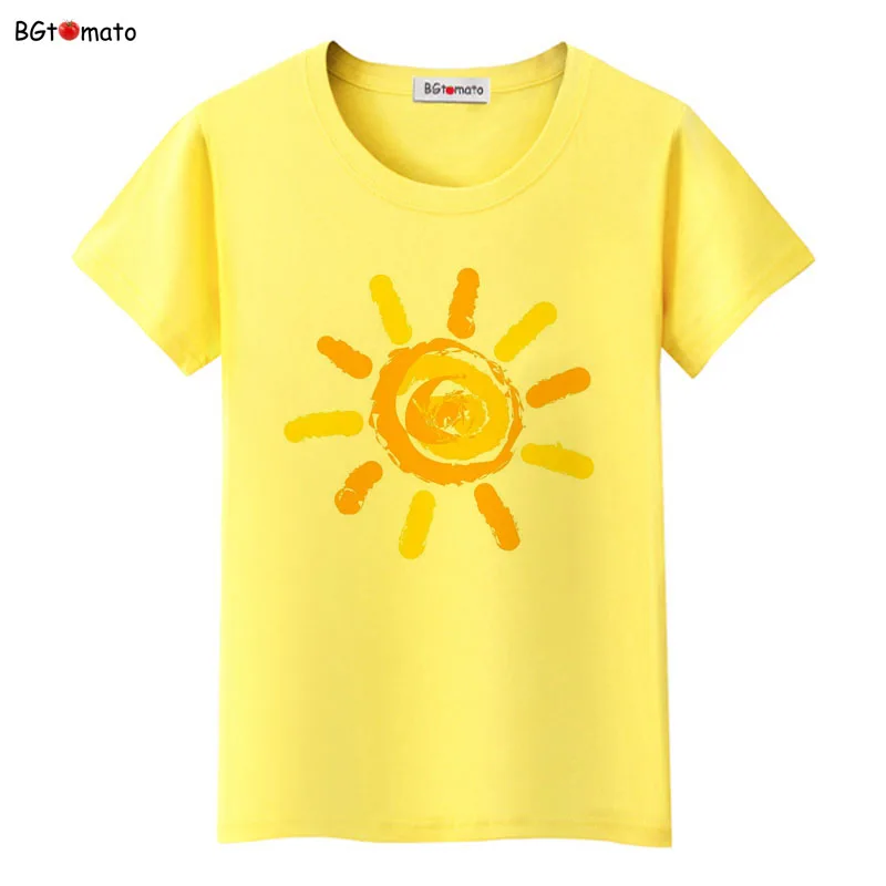 Personality Graffiti sunshine Tshirts Popular trendy stars T-shirts Hot sale comfortable casual Tops Tees