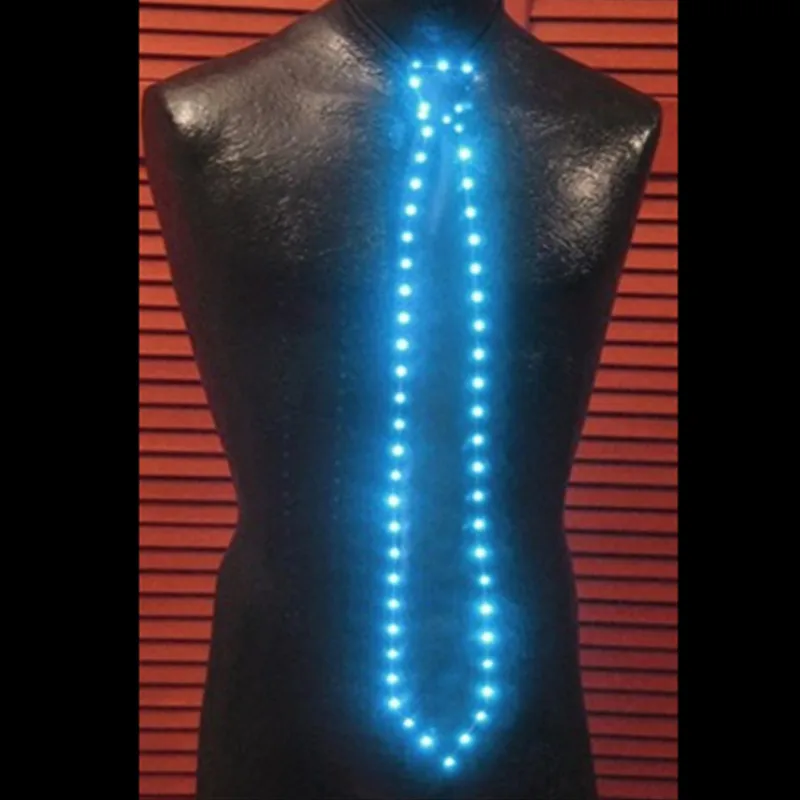 2015 Newest Led Luminous Neck Tie Mixcolor Flashing Male/Female Fashion Tie ,Party And Dancing Stage Glowing Tie Dance Wear