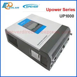 純粋な正弦波インバーター内蔵mpptソーラー充電器コントローラUP1000-M3322 24v UP1000-M3212 12オプションepever製品