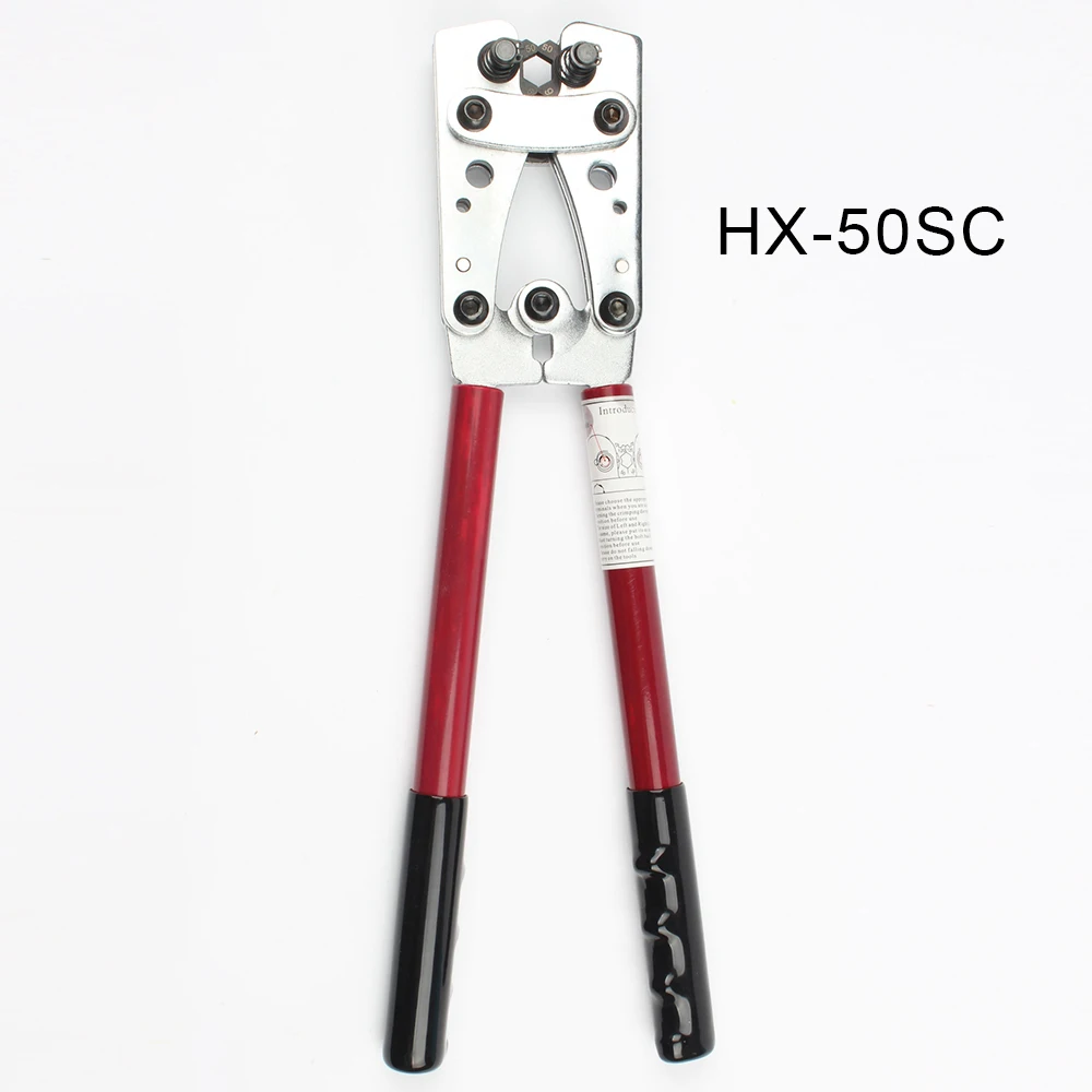 HX-50B COPPER TUBE TERMINAL CRIMPING TOOL CRIMPING PILER crimping tools 6-50mm2 Cable Lug Crimper Cu/Al Terminal  (AWG10-1/10)