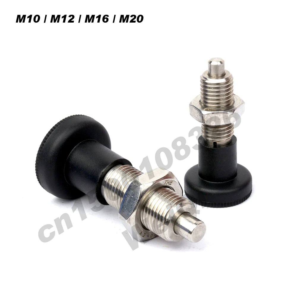 

оптом! 50 шт./упак. Индексирующие плунжеры, пружинный штифт без блокировки, пружинный плунжер, мелкая резьба M10 M12 M16 M20