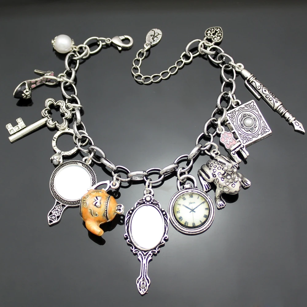 Unisex Fashion Charm Bracelet Vintage Beads Chain Bangle For Women Pulseira Masculina Jewelry Size Adjustable Accessories Gift