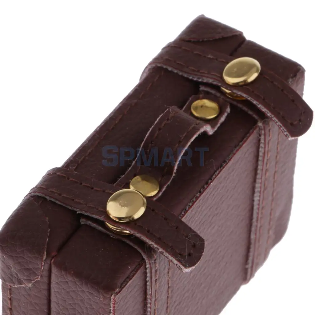 1/6 Scale Vintage Suitcase Luggage Cases 6th Dollhouse Miniature Dollhouse Decoration Accessories
